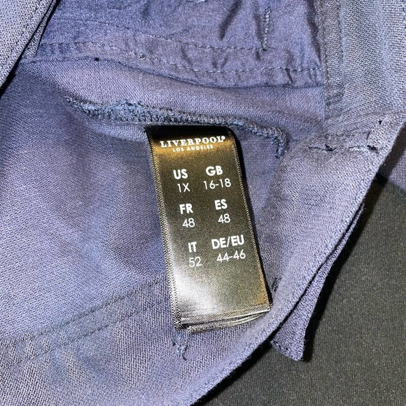 Liverpool Los Angeles Navy Blue Button-Down Jacket  1X  NWT - Picture 5 of 5